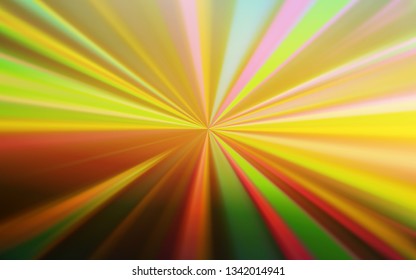 Light Blue, Yellow vector abstract layout. Creative illustration in halftone style with gradient. Background for a cell phone.