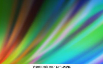 Light Blue, Yellow vector abstract blurred layout. Glitter abstract illustration with gradient design. Background for designs.