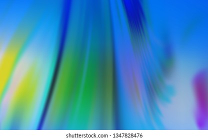 Light Blue, Yellow vector abstract blurred background. New colored illustration in blur style with gradient. The best blurred design for your business.