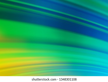 Light Blue, Yellow vector abstract bright template. Colorful illustration in abstract style with gradient. A completely new design for your business.