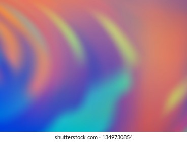 Light Blue, Yellow vector abstract template. An elegant bright illustration with gradient. A new texture for your design.