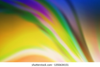 Light Blue, Yellow vector abstract blurred background. A completely new colored illustration in blur style. New design for your business.