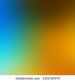 Light Blue, Yellow vector abstract blurred background. Colorful illustration in halftone style with gradient. Best design for your business.