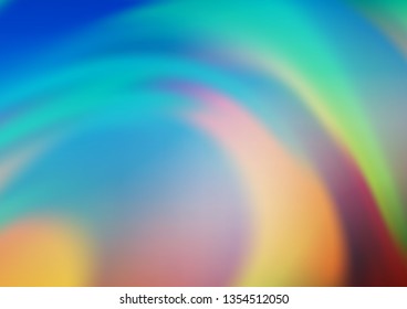 Light Blue, Yellow vector abstract bokeh pattern. Glitter abstract illustration with an elegant design. The best blurred design for your business.
