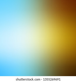 Light Blue, Yellow vector abstract layout. Brand new colorful illustration in blur style. Sample for your web designers.