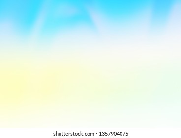 Light Blue, Yellow vector abstract bright template. Shining colorful illustration in a Brand new style. The blurred design can be used for your web site.