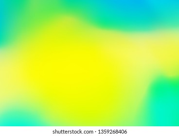Light Blue, Yellow vector abstract blurred background. Modern geometrical abstract illustration with gradient. The template can be used for your brand book.