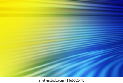 Light Blue, Yellow vector abstract layout. Abstract colorful illustration with gradient. Completely new design for your business.