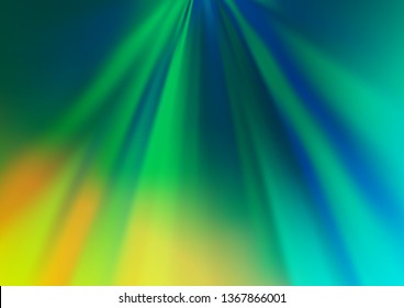 Light Blue, Yellow vector abstract bokeh pattern. Colorful abstract illustration with gradient. The blurred design can be used for your web site.