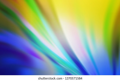 Light Blue, Yellow vector abstract blurred background. Colorful illustration in abstract style with gradient. Smart design for your work.