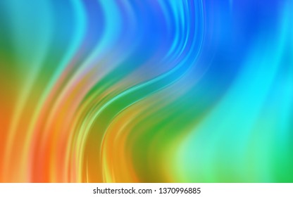 Light Blue, Yellow vector abstract bright template. Creative illustration in halftone style with gradient. The best blurred design for your business.