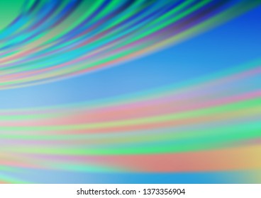 Light Blue, Yellow vector abstract background. A vague abstract illustration with gradient. A new texture for your design.