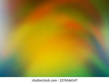 Light Blue, Yellow vector abstract blurred pattern. Colorful abstract illustration with gradient. A new texture for your design.