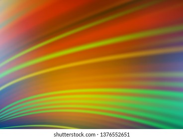 Light Blue, Yellow vector abstract template. A vague abstract illustration with gradient. The background for your creative designs.