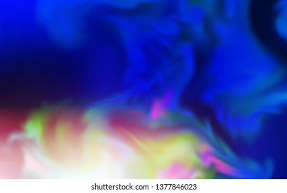 Light Blue, Yellow vector abstract layout. A completely new colored illustration in blur style. New way of your design.