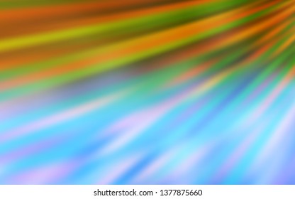 Light Blue, Yellow vector abstract blurred background. Shining colored illustration in smart style. The best blurred design for your business.