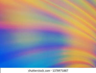 Light Blue, Yellow vector abstract bokeh pattern. Shining colorful illustration in a Brand new style. The template can be used for your brand book.