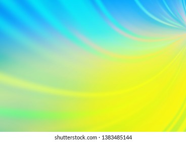 Light Blue, Yellow vector abstract bright background. Creative illustration in halftone style with gradient. A completely new design for your business.