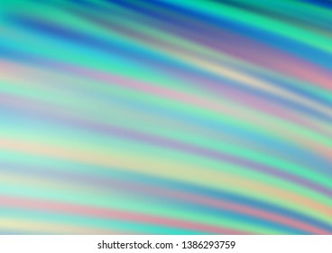 Light Blue, Yellow vector abstract blurred background. A completely new color illustration in a bokeh style. Brand new design for your business.