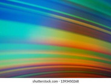 Light Blue, Yellow vector abstract blurred template. Colorful abstract illustration with gradient. A new texture for your design.