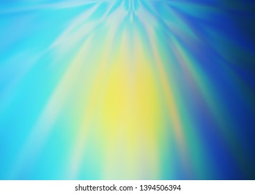 Light Blue, Yellow vector abstract blurred template. Colorful illustration in blurry style with gradient. The background for your creative designs.
