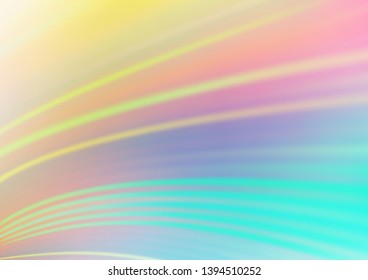 Light Blue, Yellow vector abstract background. Creative illustration in halftone style with gradient. The blurred design can be used for your web site.