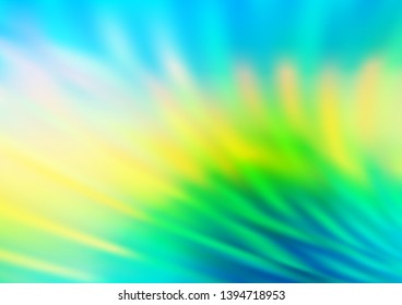 Light Blue, Yellow vector abstract template. Glitter abstract illustration with an elegant design. The elegant pattern for brand book.