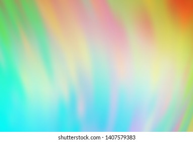 Light Blue, Yellow vector abstract blurred background. A completely new colored illustration in blur style. New design for your business.