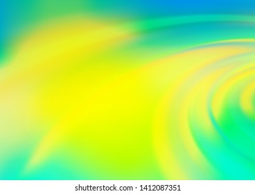 Light Blue, Yellow vector abstract blurred pattern. Colorful abstract illustration with gradient. The template for backgrounds of cell phones.