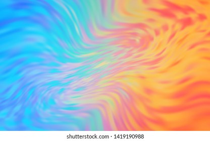 Light Blue, Yellow vector abstract blurred background. Glitter abstract illustration with gradient design. New way of your design.