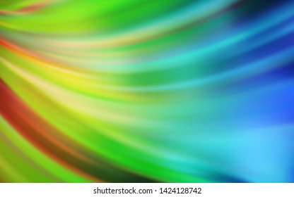 Light Blue, Yellow vector abstract bright texture. An elegant bright illustration with gradient. New style design for your brand book.