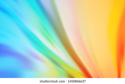 Light Blue, Yellow vector abstract bright texture. An elegant bright illustration with gradient. Background for designs.