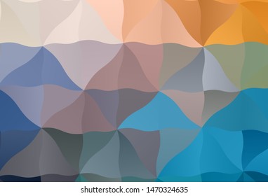 Light Blue, Yellow vector abstract polygonal background. Modern abstract illustration with triangles. Brand new design for your business.