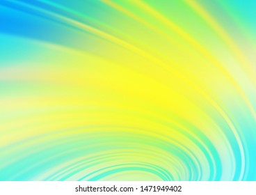 Light Blue, Yellow vector abstract blurred template. Colorful illustration in blurry style with gradient. The template can be used for your brand book.