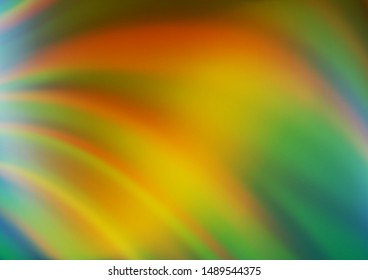 Light Blue, Yellow vector abstract bright template. An elegant bright illustration with gradient. A completely new design for your business.