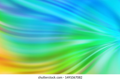 Light Blue, Yellow vector abstract bright template. Colorful illustration in abstract style with gradient. Background for a cell phone.