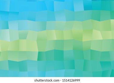 Light Blue, Yellow vector abstract polygonal texture. Modern geometrical abstract illustration with gradient. Brand new design for your business.