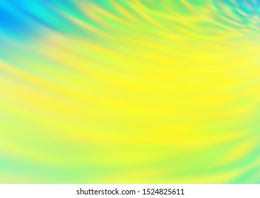 Light Blue, Yellow vector abstract background. Creative illustration in halftone style with gradient. A completely new template for your design.