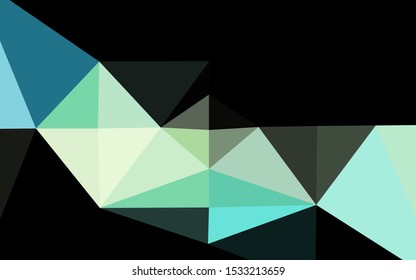 Light Blue, Yellow vector abstract mosaic backdrop. Glitter abstract illustration with an elegant design. Brand new design for your business.