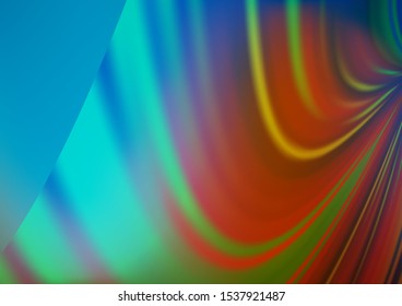 Light Blue, Yellow vector abstract background. Colorful illustration in blurry style with gradient. The template can be used for your brand book.