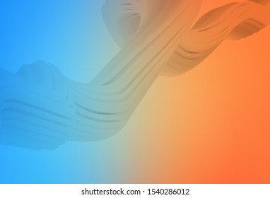 Light Blue, Yellow vector abstract bright template. Shining colorful illustration in smart style. Completely new design for your business.