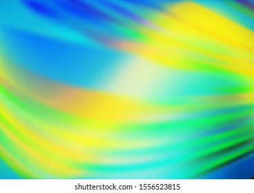 Light Blue, Yellow vector abstract blurred background. Shining colorful illustration in a Brand new style. A completely new design for your business.