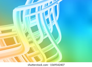 Light Blue, Yellow vector abstract blurred background. Colorful illustration in abstract style with gradient. Background for designs.