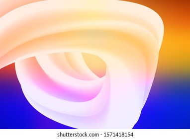 Light Blue, Yellow vector abstract blurred background. Glitter abstract illustration with gradient design. New design for your business.