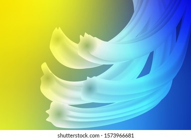 Light Blue, Yellow vector abstract blurred background. Colorful illustration in abstract style with gradient. Blurred design for your web site.
