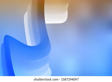 Light Blue, Yellow vector abstract bright pattern. New colored illustration in blur style with gradient. Background for designs.