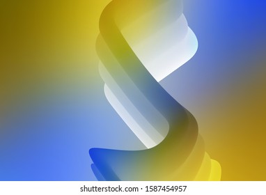 Light Blue, Yellow vector abstract bright pattern. Shining colored illustration in smart style. New style design for your brand book.