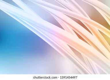 Light Blue, Yellow vector abstract bright template. Colorful illustration in abstract style with gradient. New way of your design.