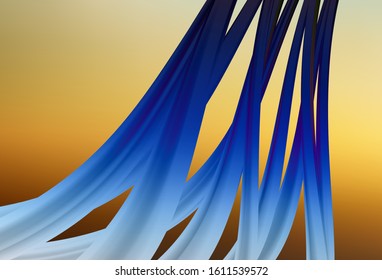 Light Blue, Yellow vector abstract blurred layout. New colored illustration in blur style with gradient. Smart design for your work.