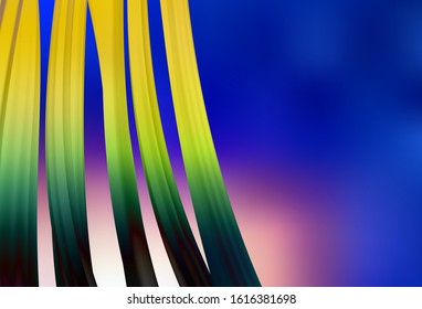 Light Blue, Yellow vector abstract blurred background. Shining colorful illustration in smart style. New design for your business.